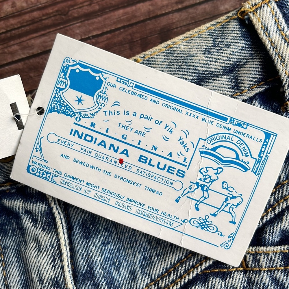VINTAGE | Indiana Blues acid wash denim midi skirt - Picture 8 of 11